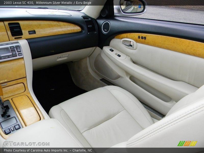 Millennium Silver Metallic / Ecru Beige 2003 Lexus SC 430