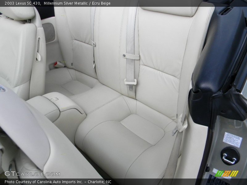 Millennium Silver Metallic / Ecru Beige 2003 Lexus SC 430