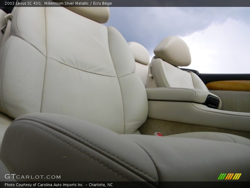 Millennium Silver Metallic / Ecru Beige 2003 Lexus SC 430
