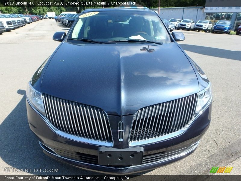 Smoked Quartz Metallic / Charcoal Black 2013 Lincoln MKT EcoBoost AWD