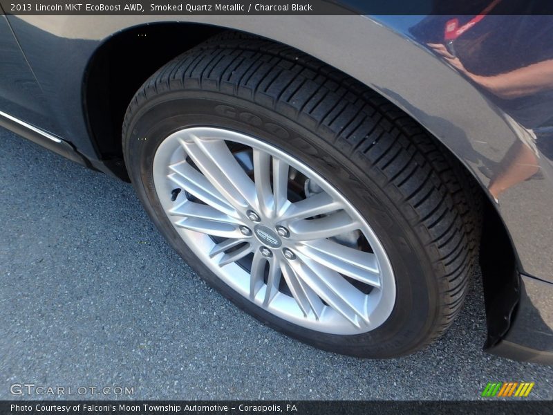 Smoked Quartz Metallic / Charcoal Black 2013 Lincoln MKT EcoBoost AWD