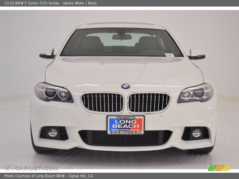 Alpine White / Black 2016 BMW 5 Series 535i Sedan