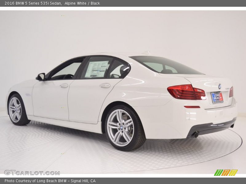 Alpine White / Black 2016 BMW 5 Series 535i Sedan