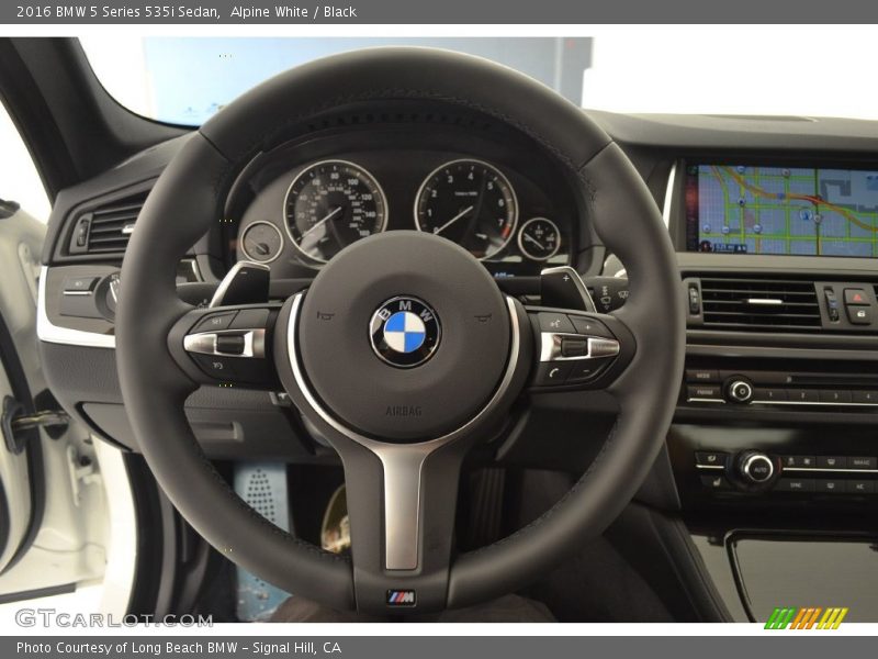 Alpine White / Black 2016 BMW 5 Series 535i Sedan