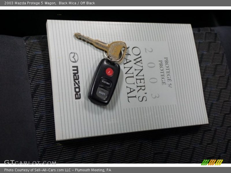 Black Mica / Off Black 2003 Mazda Protege 5 Wagon