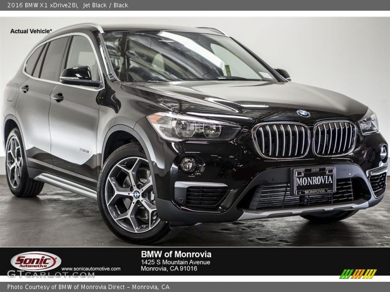Jet Black / Black 2016 BMW X1 xDrive28i