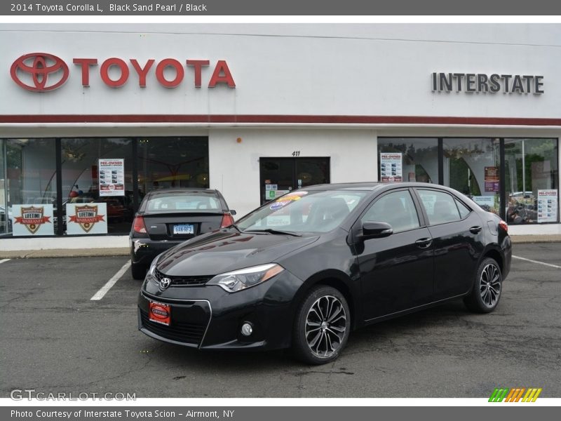 Black Sand Pearl / Black 2014 Toyota Corolla L