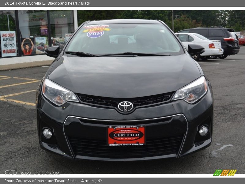 Black Sand Pearl / Black 2014 Toyota Corolla L