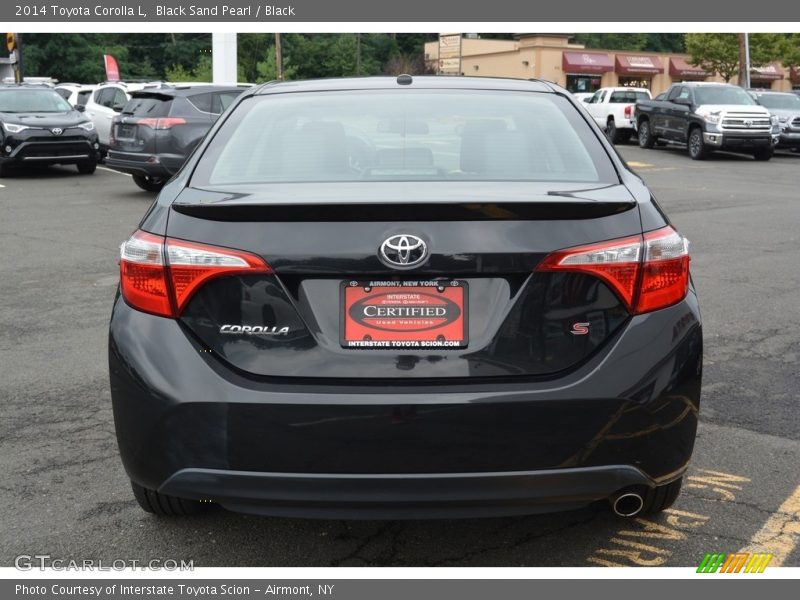 Black Sand Pearl / Black 2014 Toyota Corolla L