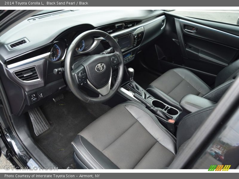 Black Sand Pearl / Black 2014 Toyota Corolla L