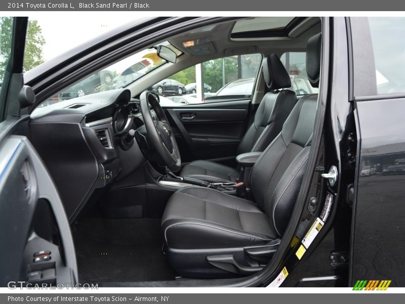 Black Sand Pearl / Black 2014 Toyota Corolla L