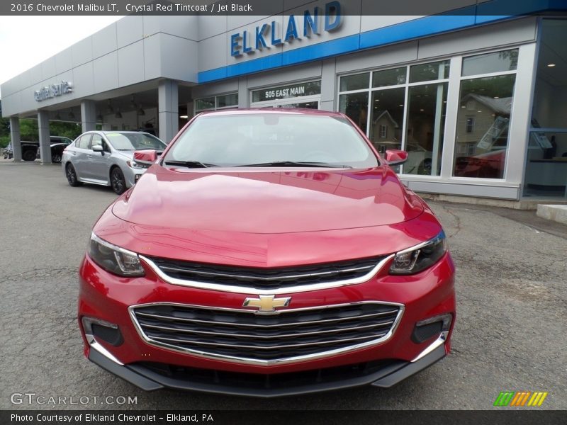 Crystal Red Tintcoat / Jet Black 2016 Chevrolet Malibu LT