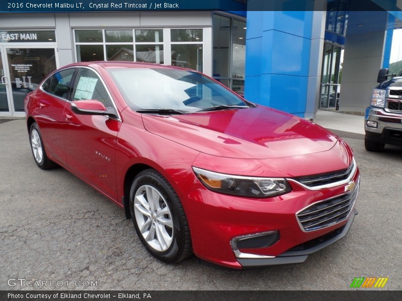 Crystal Red Tintcoat / Jet Black 2016 Chevrolet Malibu LT