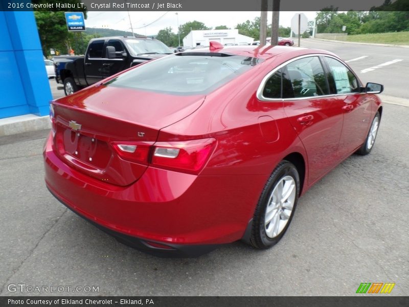 Crystal Red Tintcoat / Jet Black 2016 Chevrolet Malibu LT