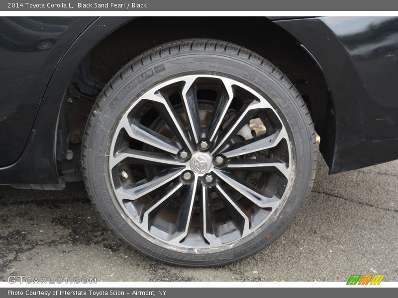 Black Sand Pearl / Black 2014 Toyota Corolla L