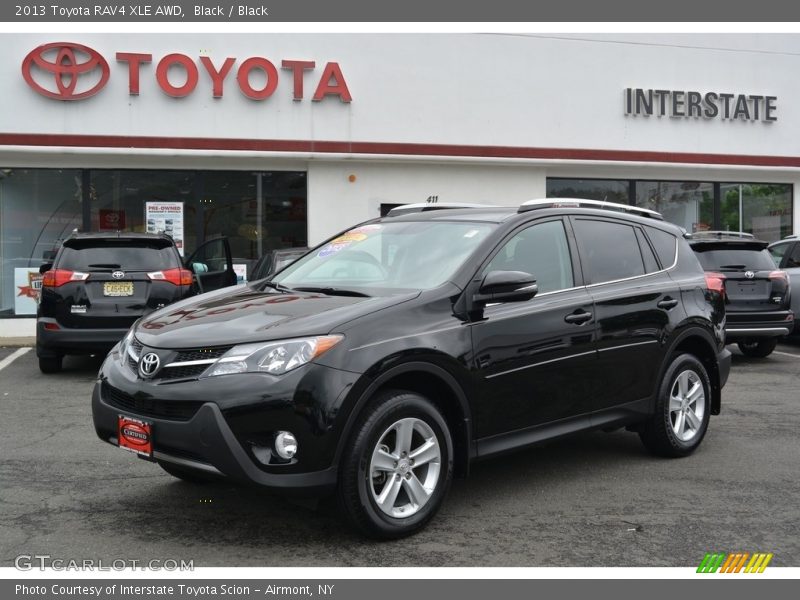 Black / Black 2013 Toyota RAV4 XLE AWD