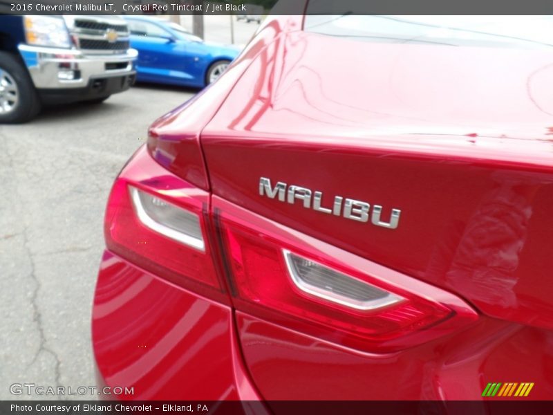 Crystal Red Tintcoat / Jet Black 2016 Chevrolet Malibu LT