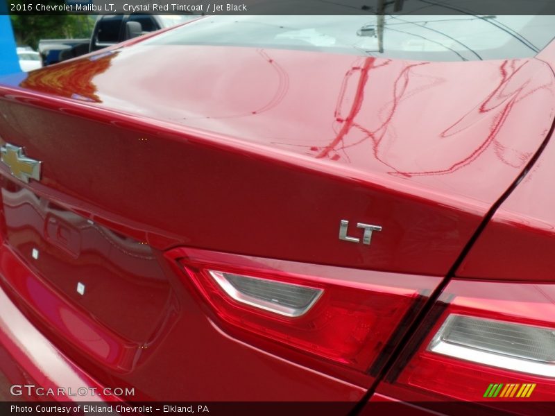 Crystal Red Tintcoat / Jet Black 2016 Chevrolet Malibu LT
