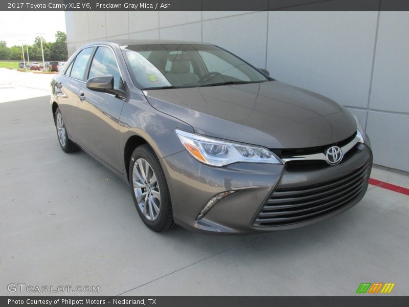 Predawn Gray Mica / Ash 2017 Toyota Camry XLE V6