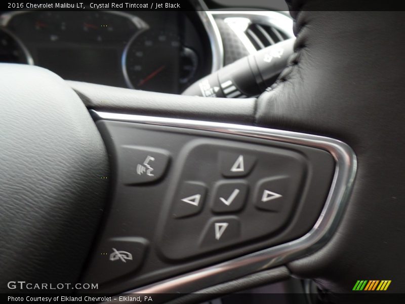 Crystal Red Tintcoat / Jet Black 2016 Chevrolet Malibu LT