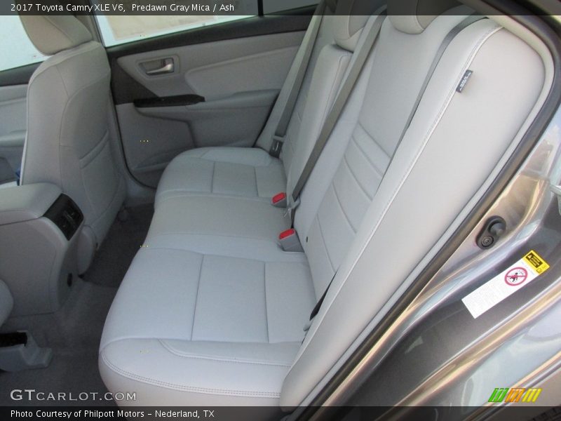 Rear Seat of 2017 Camry XLE V6