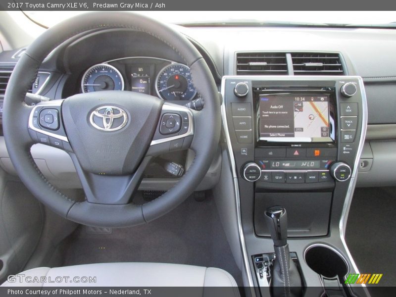 Dashboard of 2017 Camry XLE V6