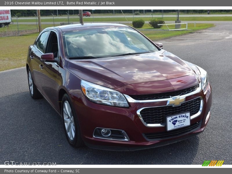 Butte Red Metallic / Jet Black 2016 Chevrolet Malibu Limited LTZ