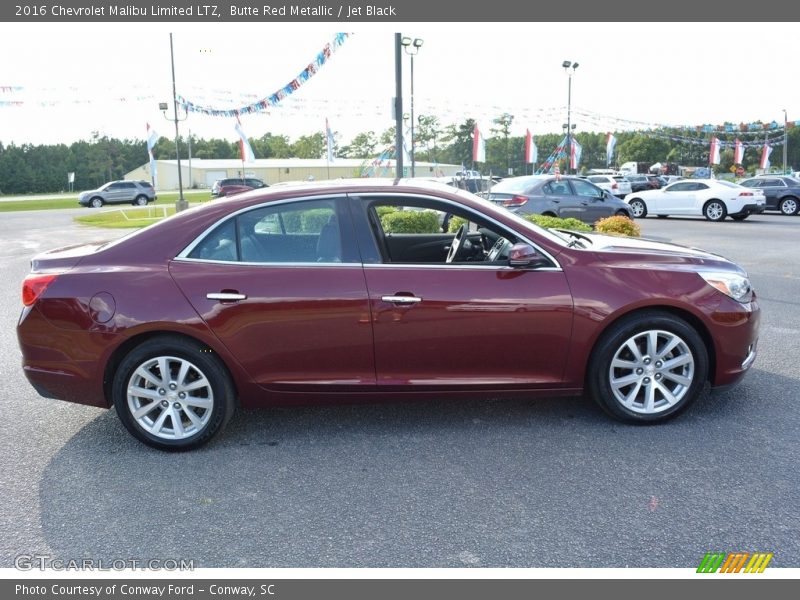 Butte Red Metallic / Jet Black 2016 Chevrolet Malibu Limited LTZ
