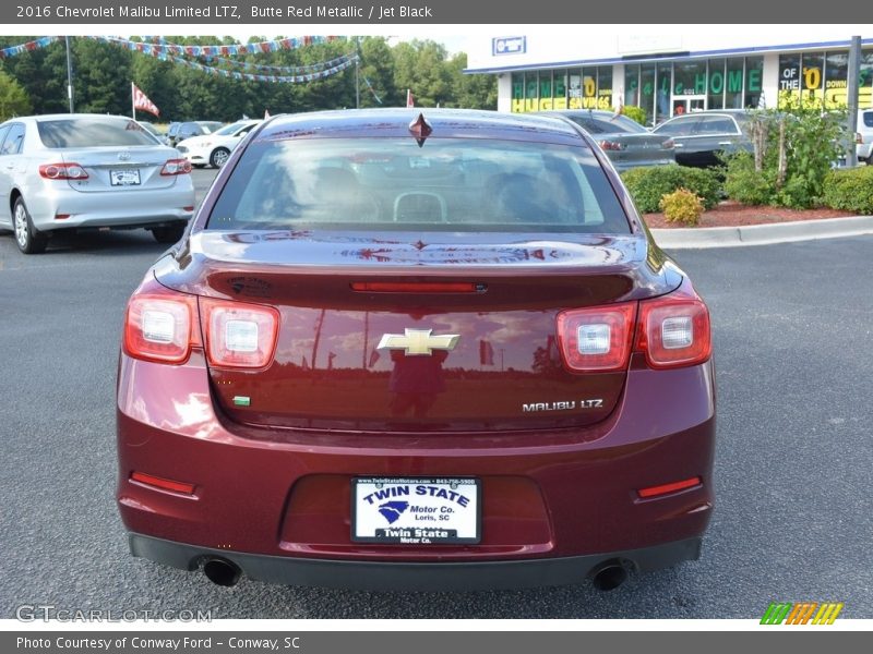 Butte Red Metallic / Jet Black 2016 Chevrolet Malibu Limited LTZ