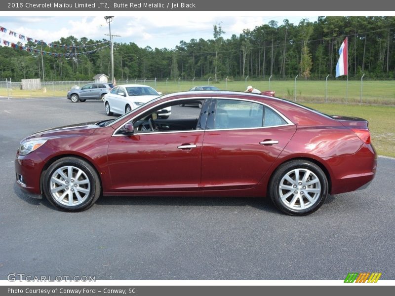 Butte Red Metallic / Jet Black 2016 Chevrolet Malibu Limited LTZ