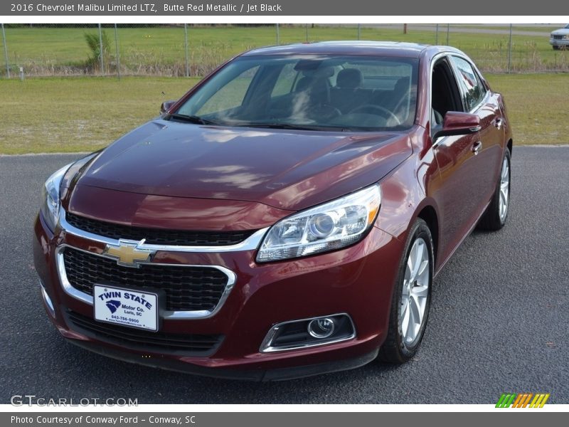 Butte Red Metallic / Jet Black 2016 Chevrolet Malibu Limited LTZ