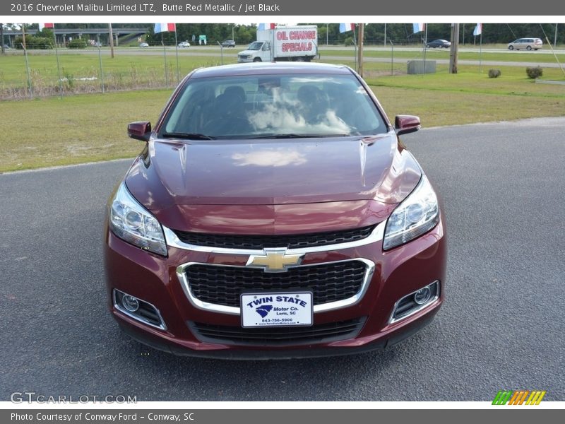 Butte Red Metallic / Jet Black 2016 Chevrolet Malibu Limited LTZ