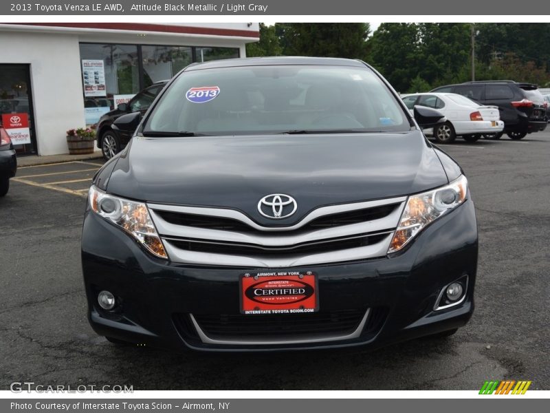 Attitude Black Metallic / Light Gray 2013 Toyota Venza LE AWD