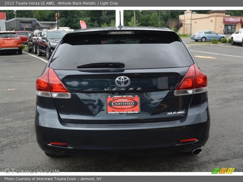 Attitude Black Metallic / Light Gray 2013 Toyota Venza LE AWD