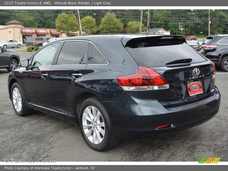 Attitude Black Metallic / Light Gray 2013 Toyota Venza LE AWD