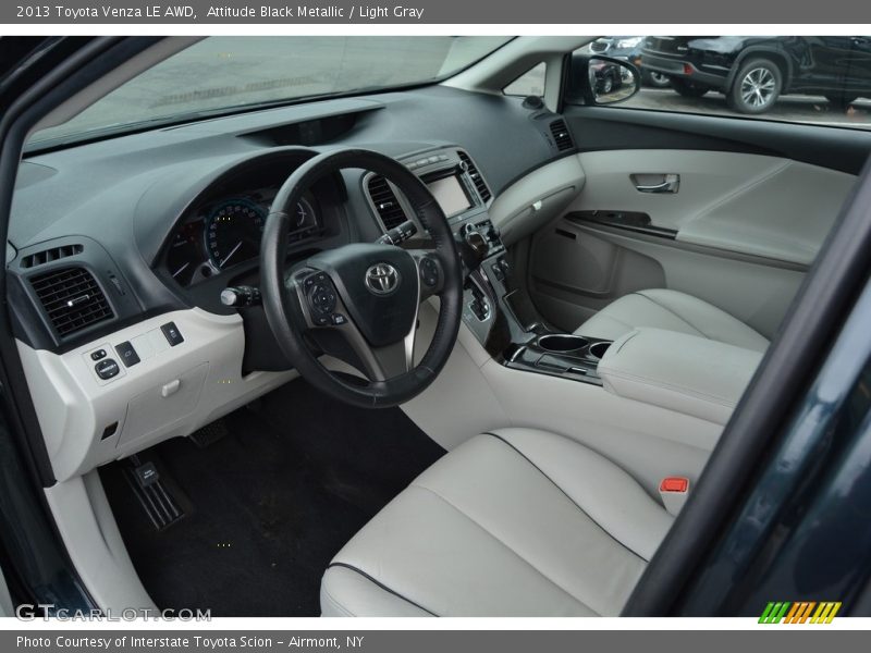 Attitude Black Metallic / Light Gray 2013 Toyota Venza LE AWD