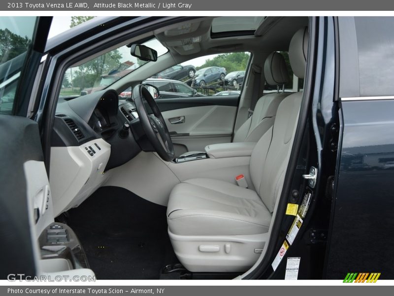 Attitude Black Metallic / Light Gray 2013 Toyota Venza LE AWD