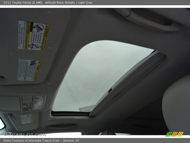 Attitude Black Metallic / Light Gray 2013 Toyota Venza LE AWD