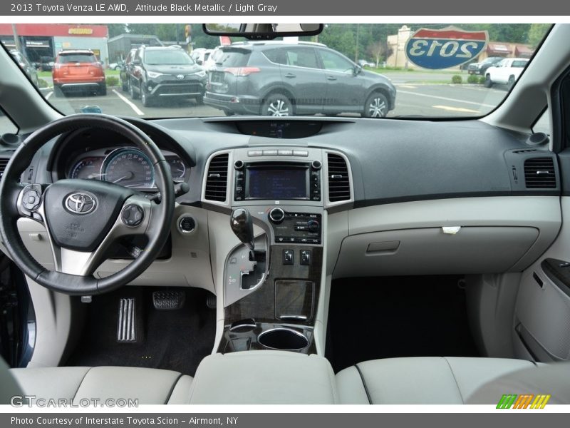 Attitude Black Metallic / Light Gray 2013 Toyota Venza LE AWD