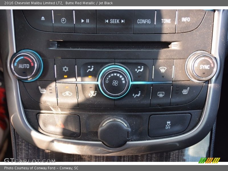 Butte Red Metallic / Jet Black 2016 Chevrolet Malibu Limited LTZ