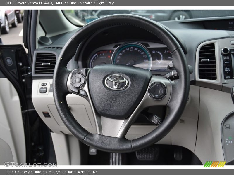Attitude Black Metallic / Light Gray 2013 Toyota Venza LE AWD