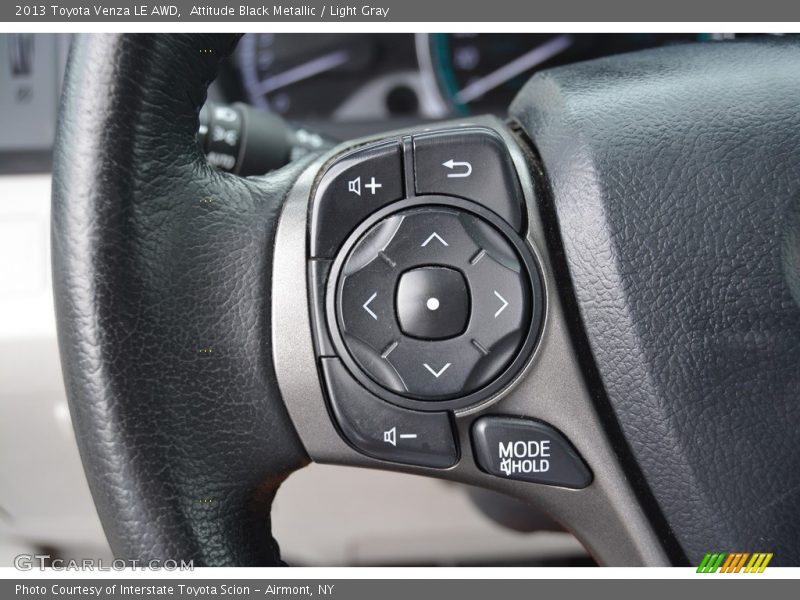 Attitude Black Metallic / Light Gray 2013 Toyota Venza LE AWD