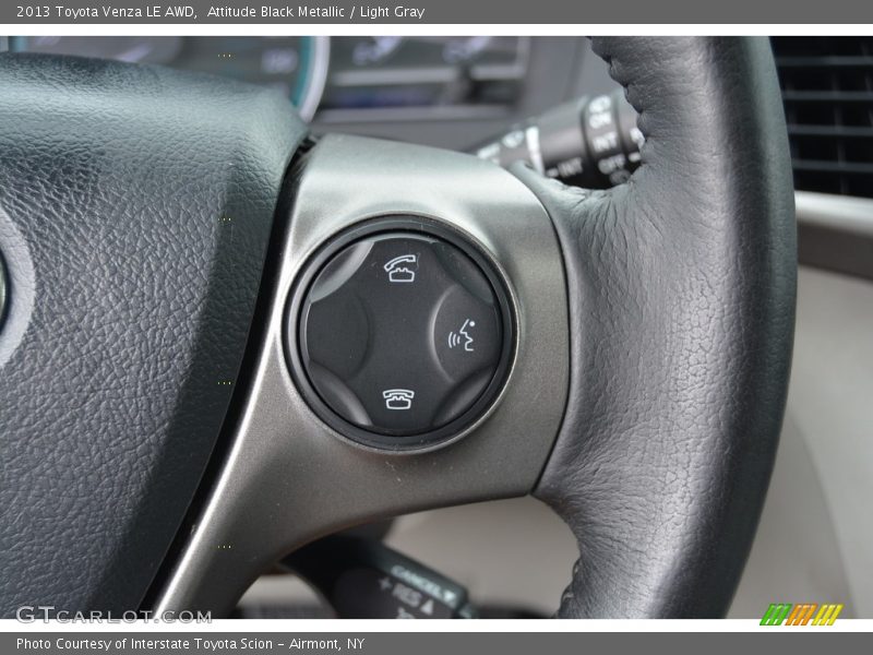 Attitude Black Metallic / Light Gray 2013 Toyota Venza LE AWD