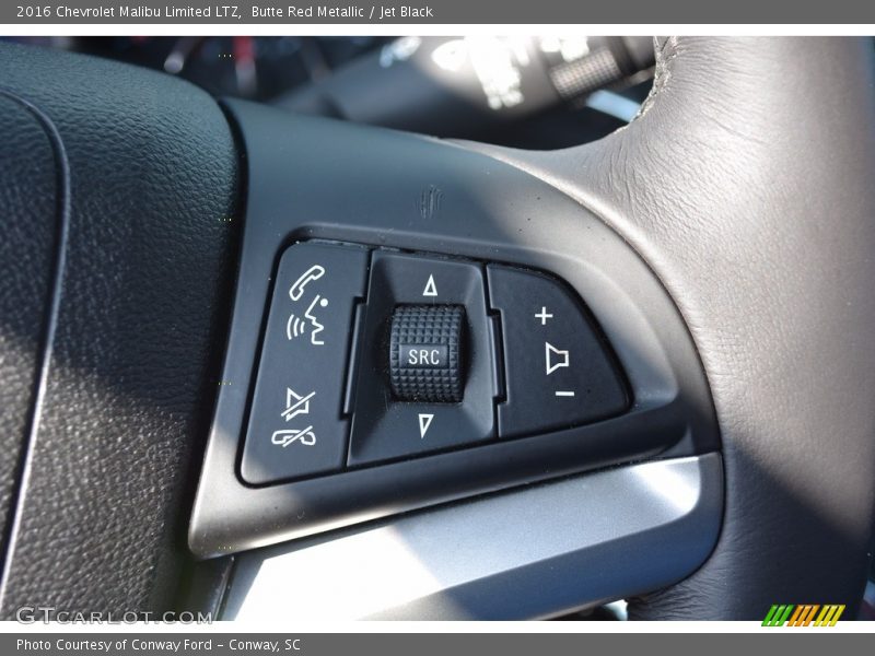 Butte Red Metallic / Jet Black 2016 Chevrolet Malibu Limited LTZ