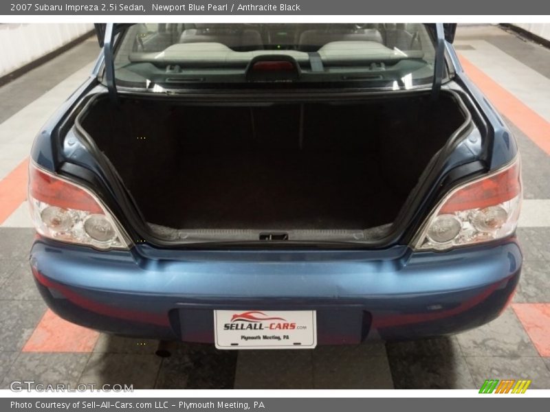 Newport Blue Pearl / Anthracite Black 2007 Subaru Impreza 2.5i Sedan
