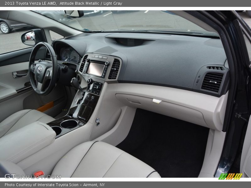 Attitude Black Metallic / Light Gray 2013 Toyota Venza LE AWD