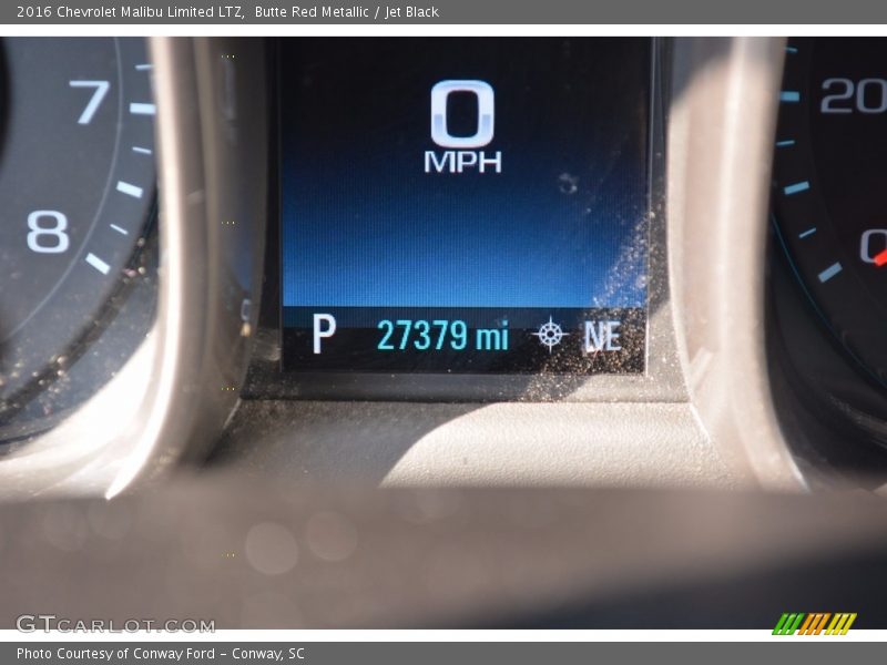 Butte Red Metallic / Jet Black 2016 Chevrolet Malibu Limited LTZ
