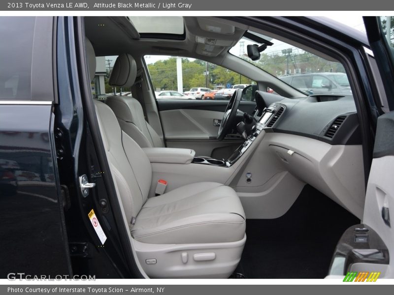 Attitude Black Metallic / Light Gray 2013 Toyota Venza LE AWD