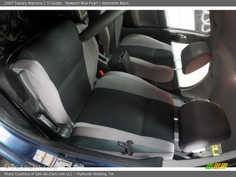 Newport Blue Pearl / Anthracite Black 2007 Subaru Impreza 2.5i Sedan
