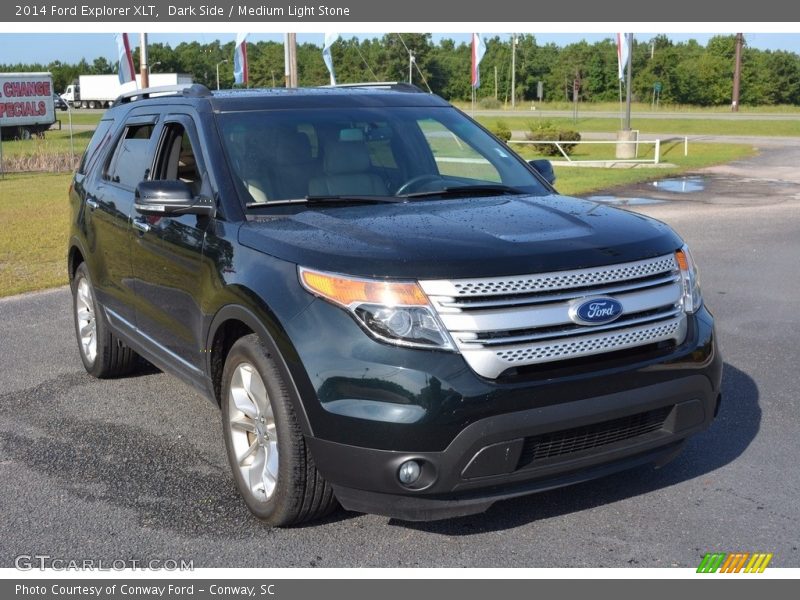 Dark Side / Medium Light Stone 2014 Ford Explorer XLT